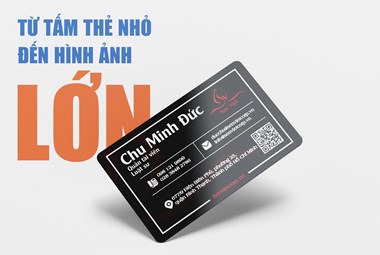 In name card bằng nhựa